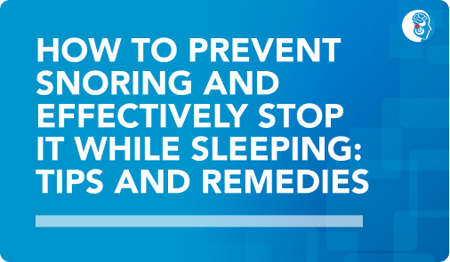 how to prevent snoring